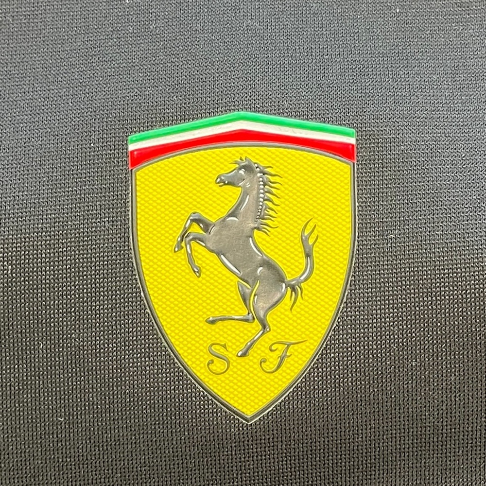 PUMA Scuderia Ferrari T7 Black Red Full Zip Pockets Racing Track Jacket (XL) - Picture 5 of 13